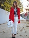 Comment porter le manteau d’hiver rouge ? 5 looks frais et élégants à copier