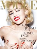 Miley Cyrus en Marilyn Monroe sexy pour le Vogue Allemand de mars 2014