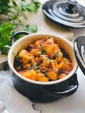 Curry haricots blancs, tomates et carottes au cumin