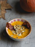 La soupe d’hiver parfaite : butternut, gorgonzola, bacon et noix