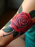 Enquête sur la signification du tatouage de rose rouge