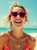 Lunettes de soleil cœur : l’accessoire en vogue cet été
