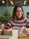 Pull de Noël personnalisé entreprise : booster l’esprit d’équipe à Noël