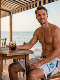 Short de Bain Ricard pour homme : style plage, apéro et soleil