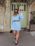 Blue outfit x Sunny day
