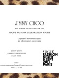 Invitation Fashion's Night Out : Jimmy Choo