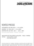 Vente presse Zadig & Voltaire