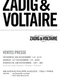 Ventes presse Zadig & Voltaire