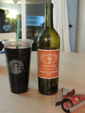 Starbuck: le nouveau format peut contenir une bouteille de vin