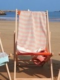 La Baïna, le drap de plage 100 % Basque de chez  1910 Lartigue 