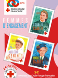 Philatélie, Carnet de timbres 160e anniversaire de la création de la Croix-Rouge française