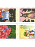 Philatélie, carnet de timbres Contes Merveilleux