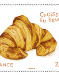 Philatélie, Timbre le croissant au beurre