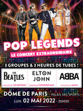 Pop Legends (The Beatles, Abba, Elton John) à Paris et en tournée en France