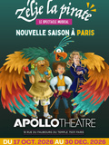 Spectacle Zélie La Pirate à l'Apollo Théâtre à Paris et en tournée