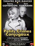 #Théâtre : Petits crimes conjugaux (critique)