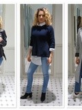 Comment porter le jeans taille haute et bas frangés