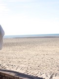 Poncho tricot, sable et soleil d’hiver