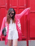 Pink Kimono – Elodie in Paris