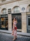 Robe à fleurs Zara – Elodie in Paris