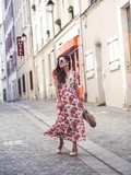 Robe longue à fleurs – Elodie in Paris