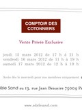 Ventes privées Chloé et Comptoir des cotonniers et vente Tiennette la Belette