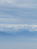 Le Mont Blanc et le Col de la Faucille