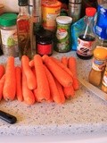 Une petite recette - soupe carottes curry lait de coco #1