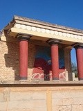 Le Palais de Cnossos, the site touristique en Crète