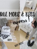 Haul déco & mode express ! (h&m home, h&m et mango)