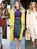 Kim Kardashian coat's style