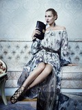 Look of the day ... Kate Moss pour Salvatore Ferragamo ... Automne 2012