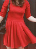 La petite robe rouge