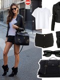 Get the look: black & white
