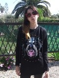Look of day:  who let dog out? ouh! ouh! ouh! 