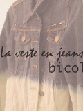 Diy #20 La veste jeans bicolore