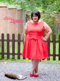 Nouvelle robe rouge et premieres Mel-issa . ootd 12-06-12