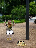 Swinging in Central Park