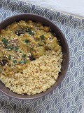 Curry de Pois chiches, Patate Douce & Champignons