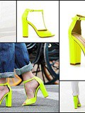 Sandales jaune neon zara ( neon sandals at Zara )