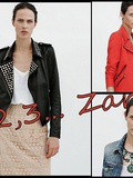 Zara : perfecto cuir noir clouté - perfecto lin rouge clouté - veste jean cloutée