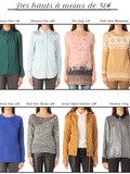 Des hauts à moins de 50€ : pulls, chemises, blouses et tee shirt