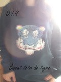 D.i.y : Sweatshirt tiger