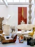 Expo : Atelier Brancusi, annexe du Centre Pompidou, reconstitution de l'atelier du sculpteur