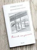 Lundi Librairie : Paris de ma jeunesse - Pierre Le-Tan