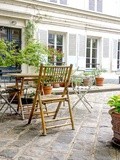 Paris : Cité ouvrière en fleur, 140 rue de Belleville - XXème
