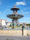 Paris : Fontaines de la place de la Concorde, histoire de l'art et allégories économiques - VIIIème