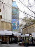Paris : La femme, lumière de l'homme, une fresque de Robert Combas - 3 rue des Haudriettes - Paris 3