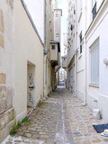 Paris : Ruelle Sourdis, atmosphère médiévale anachronique pour une venelle du XVIIème siècle - IIIème