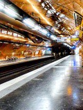 Paris : Station Arts et Métiers, un sous-marin cuivré sur la ligne 11 du métro - IIIème